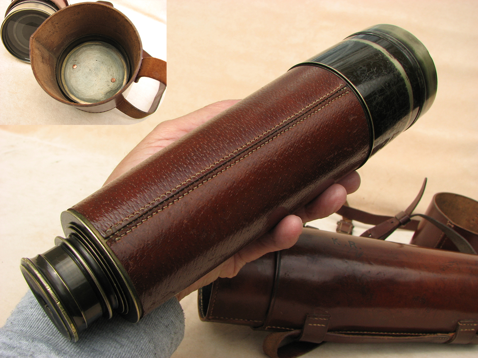 J. H. Steward field telescope very likely owned by Kermit Roosevelt - son of President Theodore Roosevelt